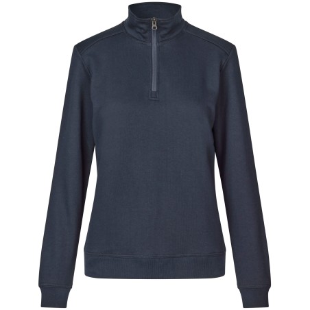 0385 PRO Wear CARE sweat | unbrushed | ¼ zip | Women