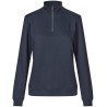 0385 PRO Wear CARE sweat | unbrushed | ¼ zip | Women