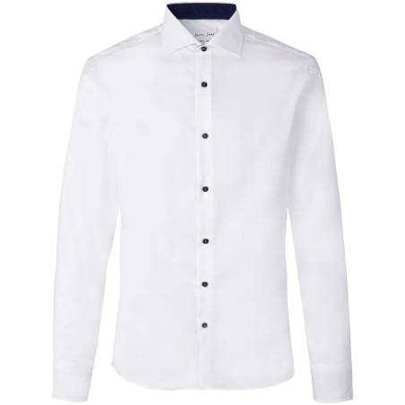 S371 SEVEN SEAS Fine Twill Contrast | slim