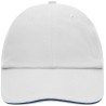 MB6112 6 Panel Raver Sandwich Cap