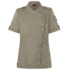 RCJF 14 SHORT-SLEEVED LADIES CHEF JACKET DENIM-STYLE