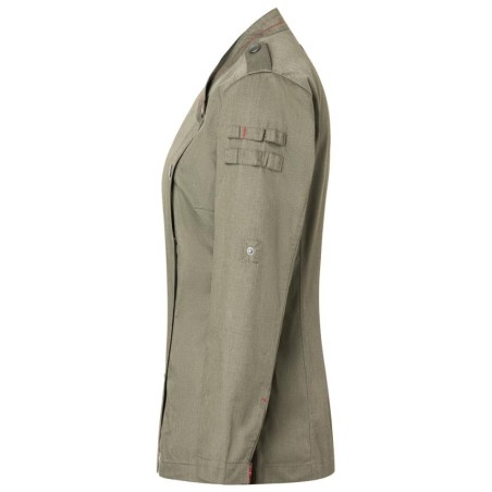 RCJF 16 LONG-SLEEVED LADIES CHEF JACKET DENIM-STYLE