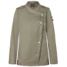 RCJF 16 LONG-SLEEVED LADIES CHEF JACKET DENIM-STYLE