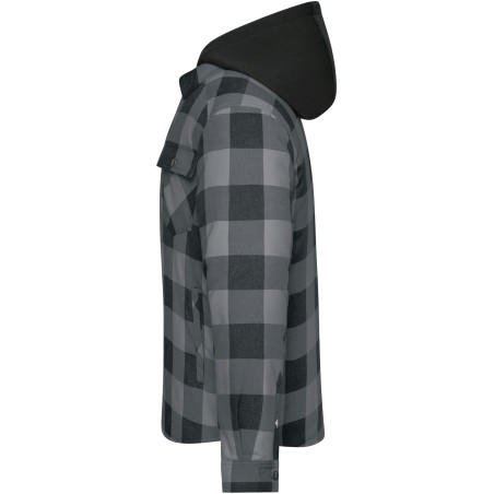 JN1872 Workwear Check Shirt Jacket