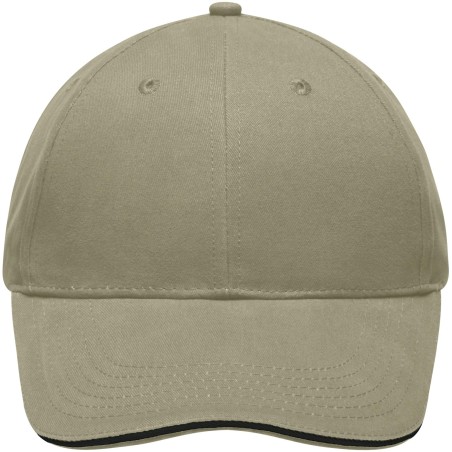 MB6541 Light Brushed Sandwich Cap