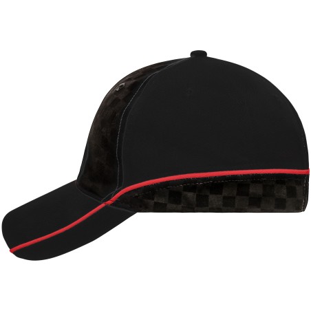 MB6560 5 Panel Racing Cap Embossed