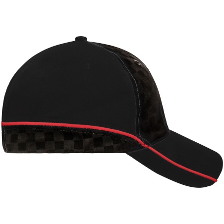 MB6560 5 Panel Racing Cap Embossed