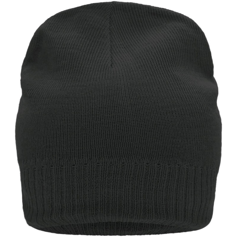 MB7925 Knitted Beanie with Fleece Inset