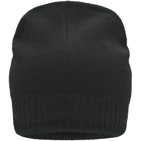 MB7925 Knitted Beanie with Fleece Inset