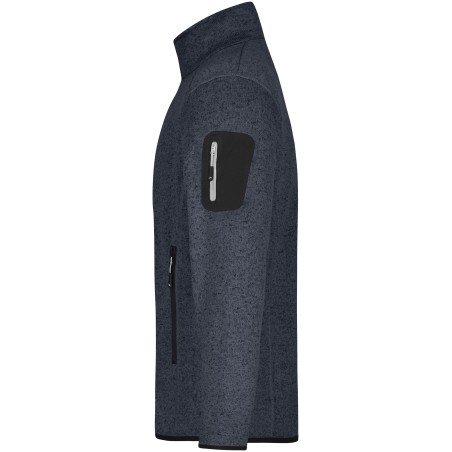 JN762 Men's Knitted Fleece Jacket