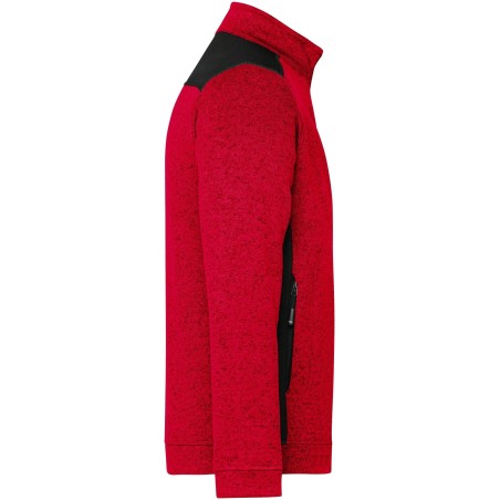 JN862 Men's Knitted Workwear Fleece Jacket - STRONG -