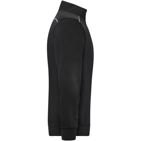 JN895 Workwear Half-Zip Sweat - SOLID -