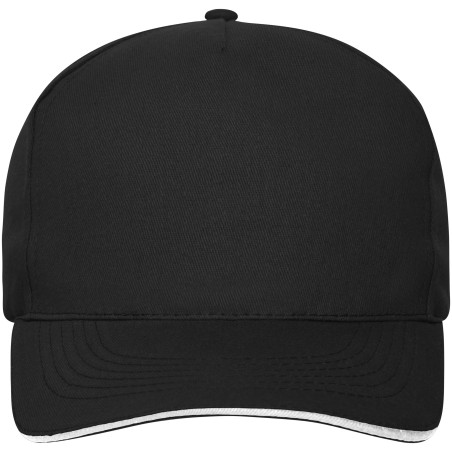MB6238 5 Panel Sandwich Cap Bio Cotton