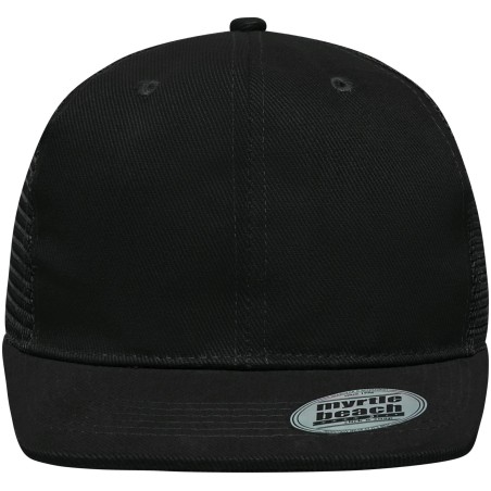 MB6509 6 Panel Flat Peak Cap