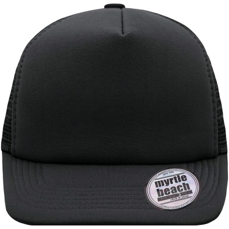 MB6508 5 Panel Flat Peak Cap