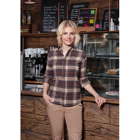 BF 9 Ladies' Checked Blouse Urban-Trend