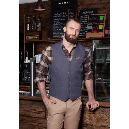WM 3 Men's Waistcoat Jeans-Style