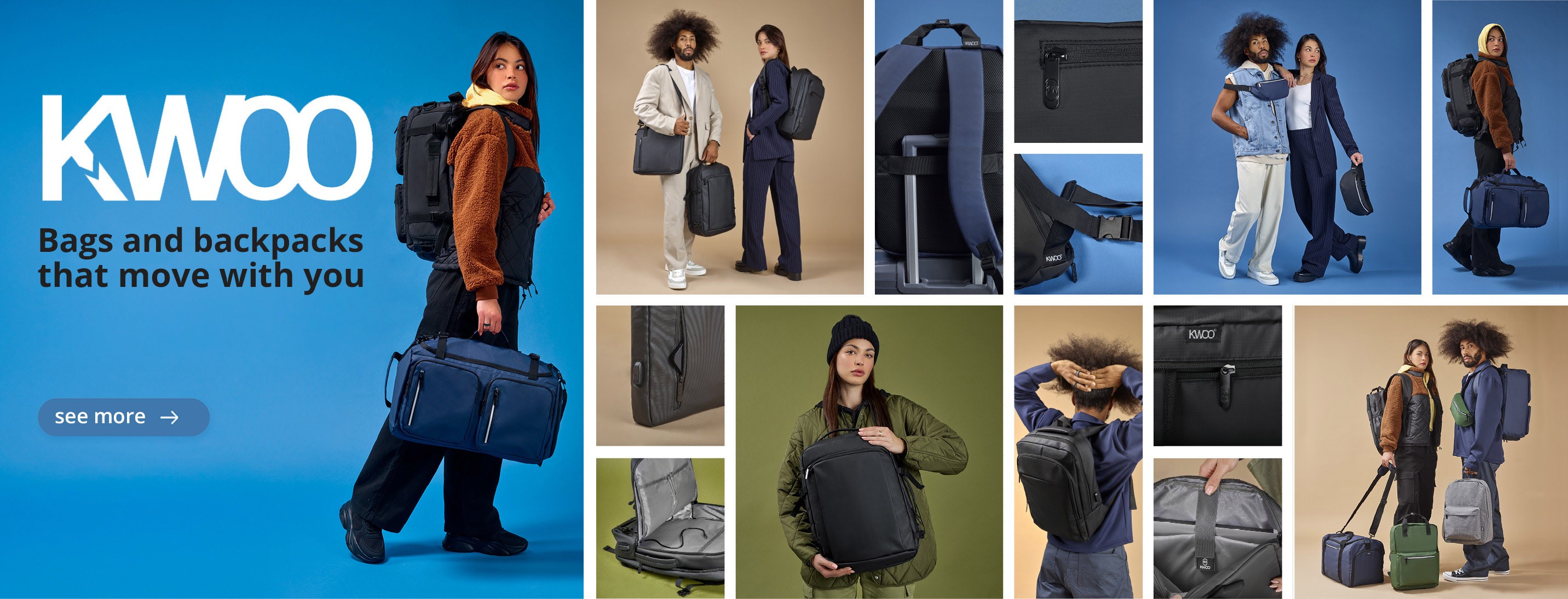 Bags and backpacks KWOO